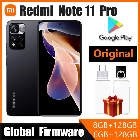 New Xiaomi Redmi Note 11 Pro 5G Snapdragon 695 108MP Camera 67W Turbo Charging 5000mAh New Smartphone Global Version